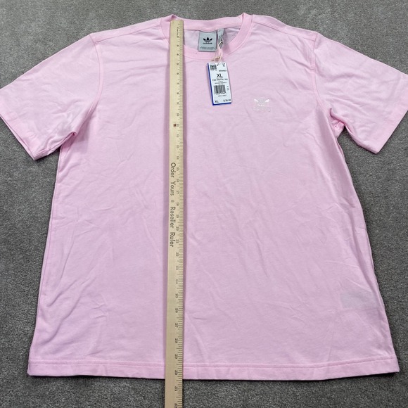 Adidas Essentials Trefoil Tee Men's XL Clear Pink Short Sleeve T-Shirt NWT - Picture 6 of 10